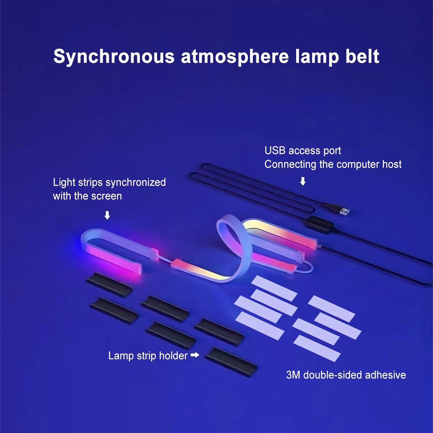 RGB Gaming Lights Strip Monito - đánh giá và giá Led Strip Lights