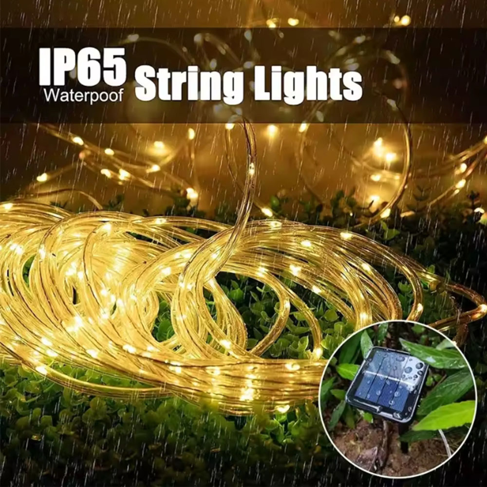 Solar Outdoor LED Tube Rope Ga - đánh giá và giá Rope Light Decoration
