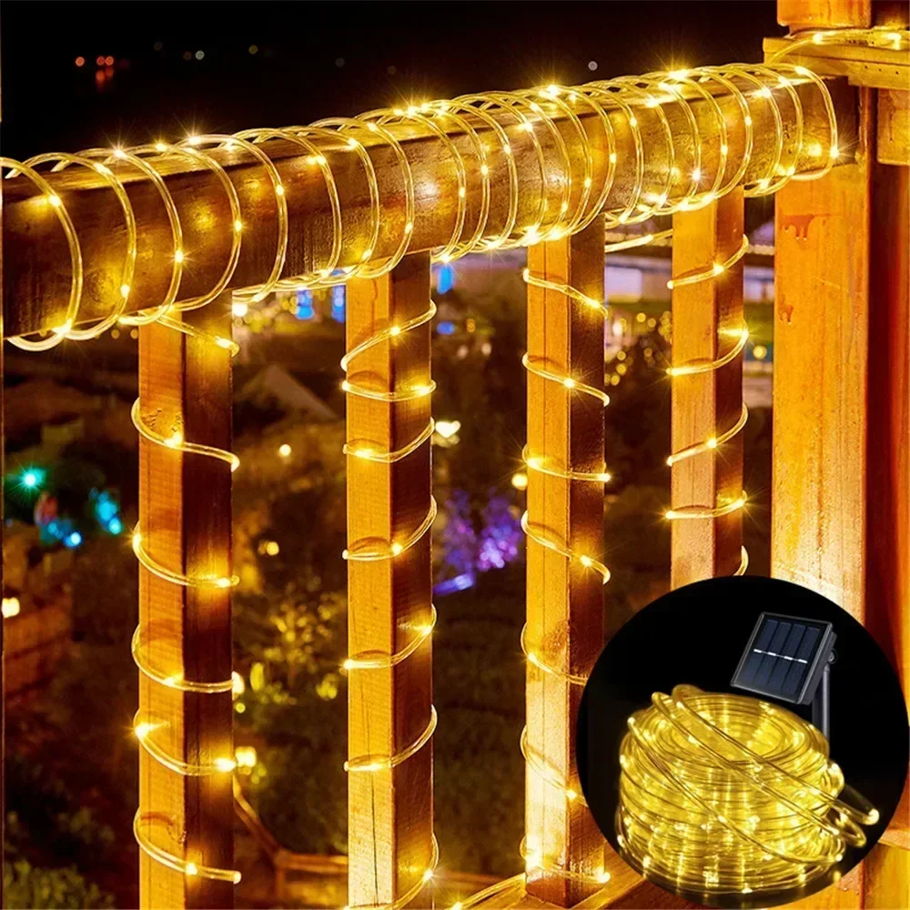 Solar Rope Lights Outdoor Blue - đánh giá và giá Rope Light Decoration