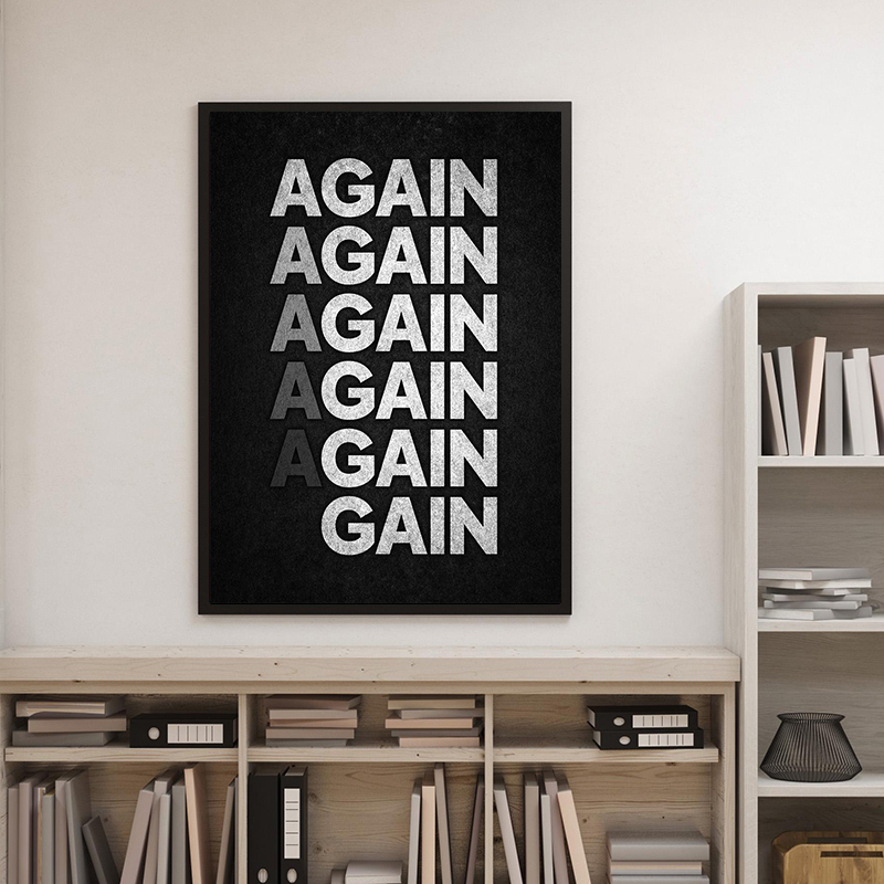 No Excuses Motivational Poster - đánh giá và giá Watercolor Poster Print