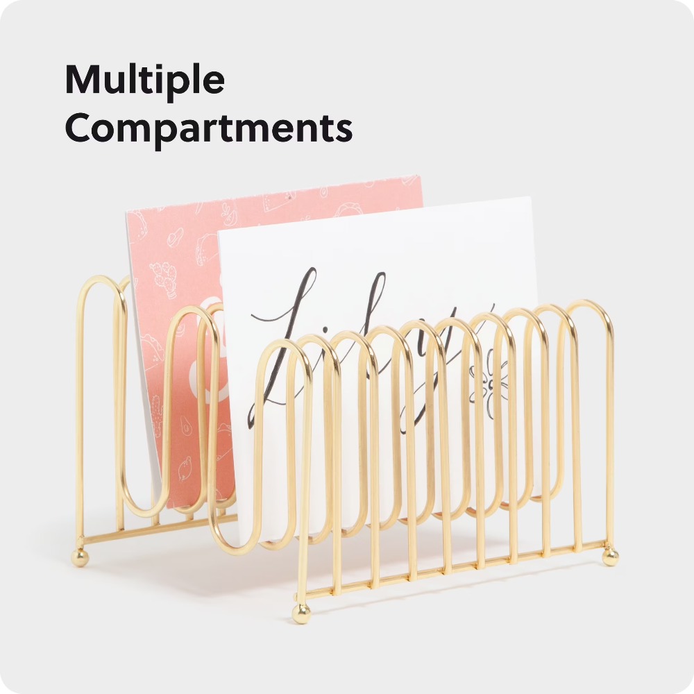 Bent Wire Desk Organizer Lette - đánh giá và giá Home Decor Organizer