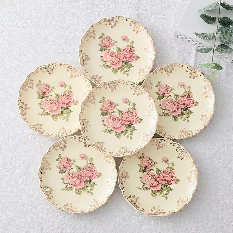 Hoa Hồng Hoa Vẽ Tay Cà Phê Đĩa - đánh giá và giá Ceramic Trinket Dish