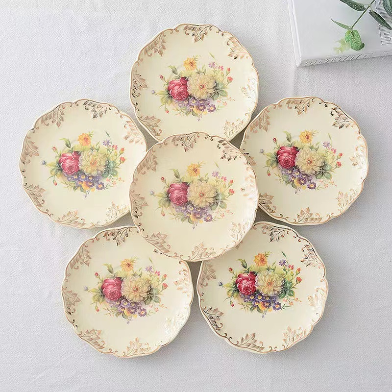 Hoa Hồng Hoa Vẽ Tay Cà Phê Đĩa - đánh giá và giá Ceramic Trinket Dish