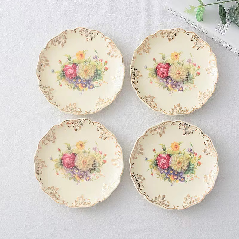 Hoa Hồng Hoa Vẽ Tay Cà Phê Đĩa - đánh giá và giá Ceramic Trinket Dish
