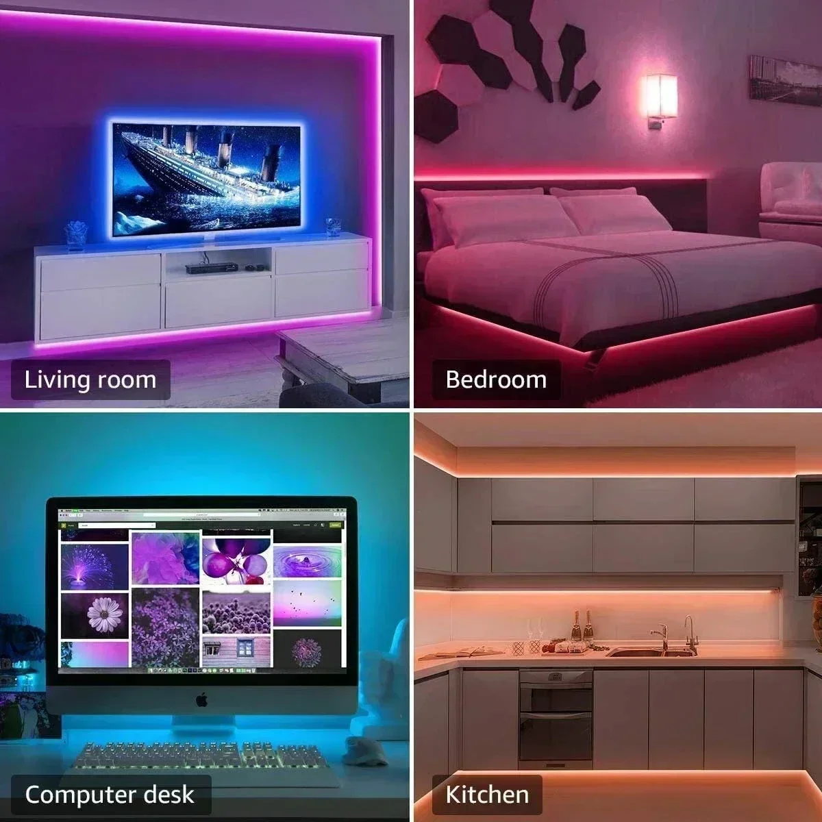 Smart RGB LED Gaming Light Str - đánh giá và giá Led Strip Lights
