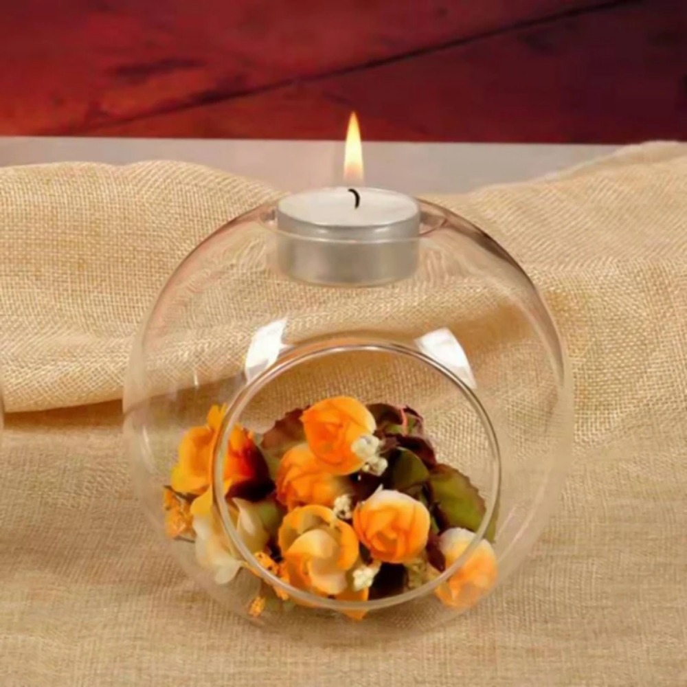 6/12pcs Glass Round Hollow Can - đánh giá và giá Home Decor Organizer