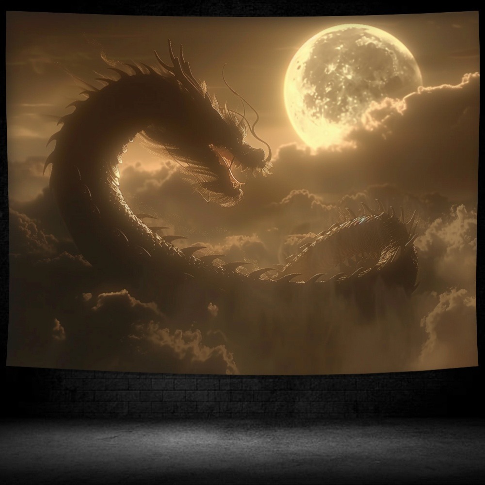 Mythical Dragon Under Full Moo - đánh giá và giá Home Decor Under 100