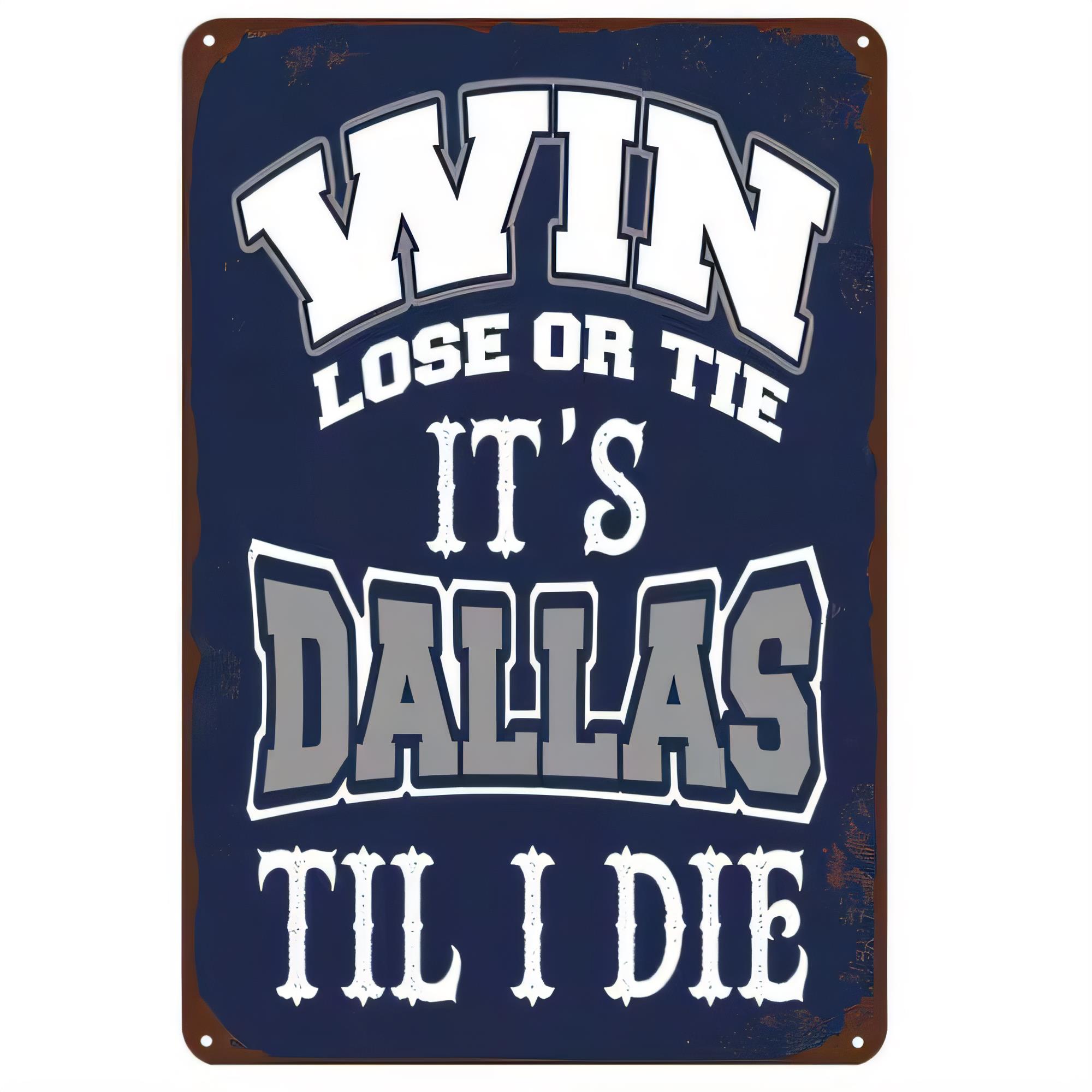 Tin Sign, Y’all Lose Or Tie It - đánh giá và giá Home Decor Dallas