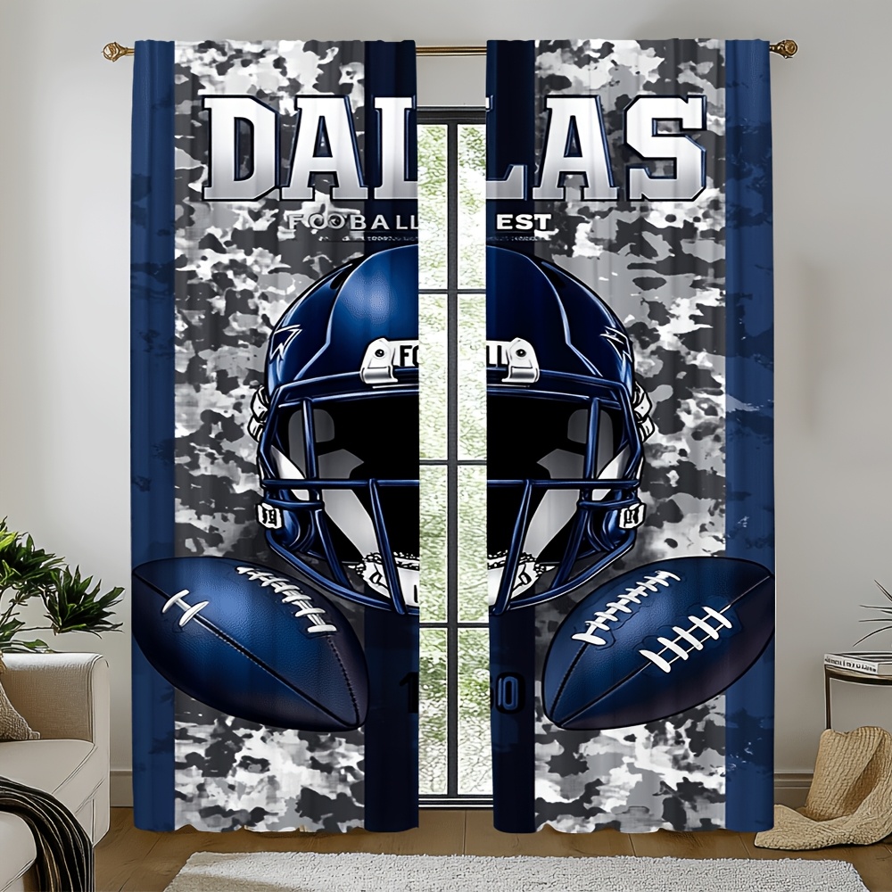 Dallas Football Door Curtains  - đánh giá và giá Home Decor Dallas