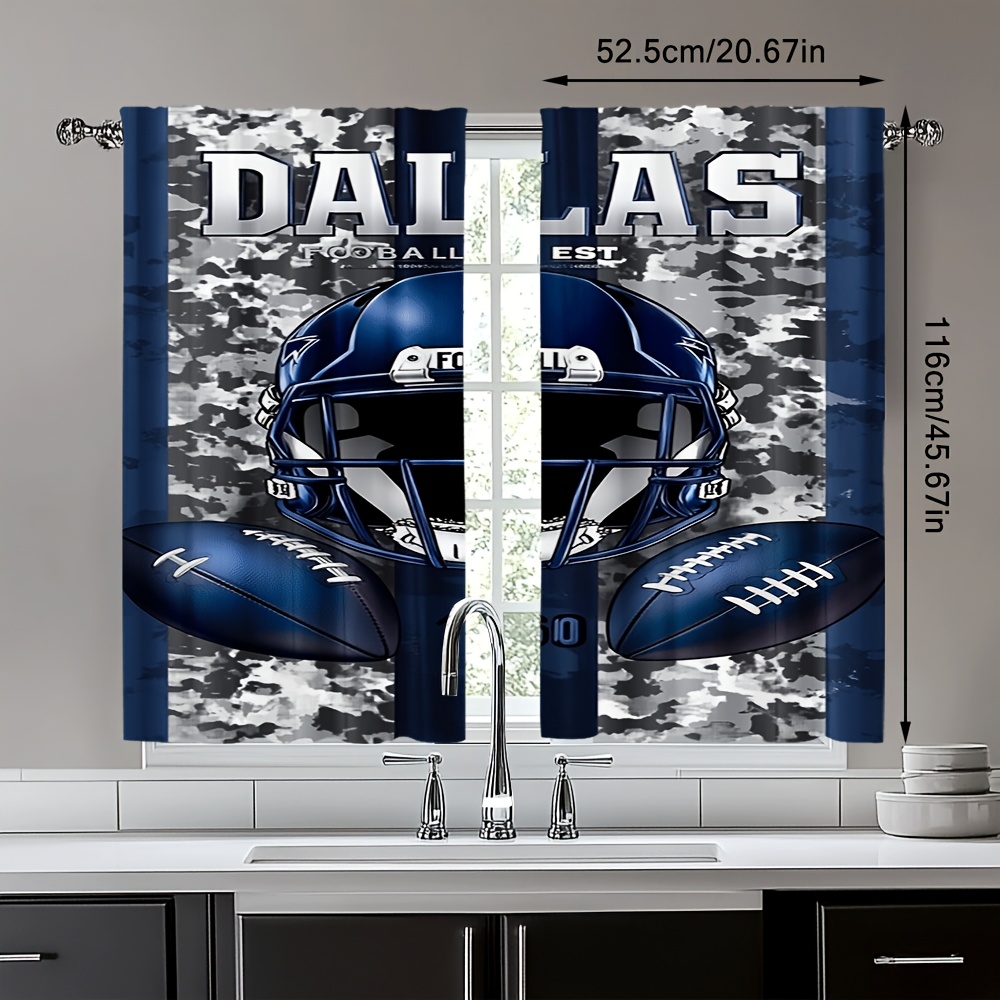 Dallas Football Door Curtains  - đánh giá và giá Home Decor Dallas