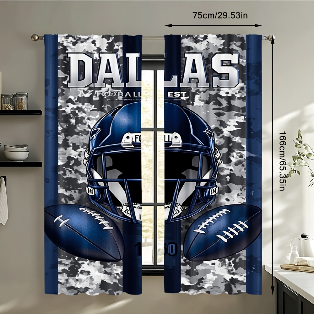 Dallas Football Door Curtains  - đánh giá và giá Home Decor Dallas