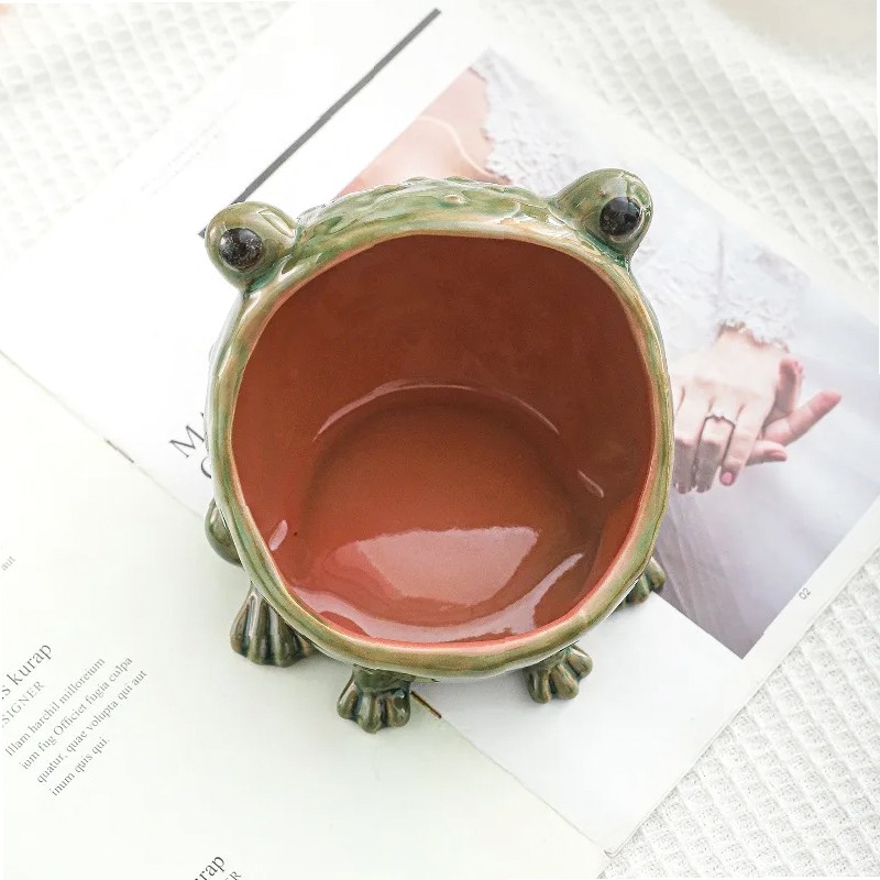 Ceramic Frog Jewelry Dish Big  - đánh giá và giá Ceramic Trinket Dish