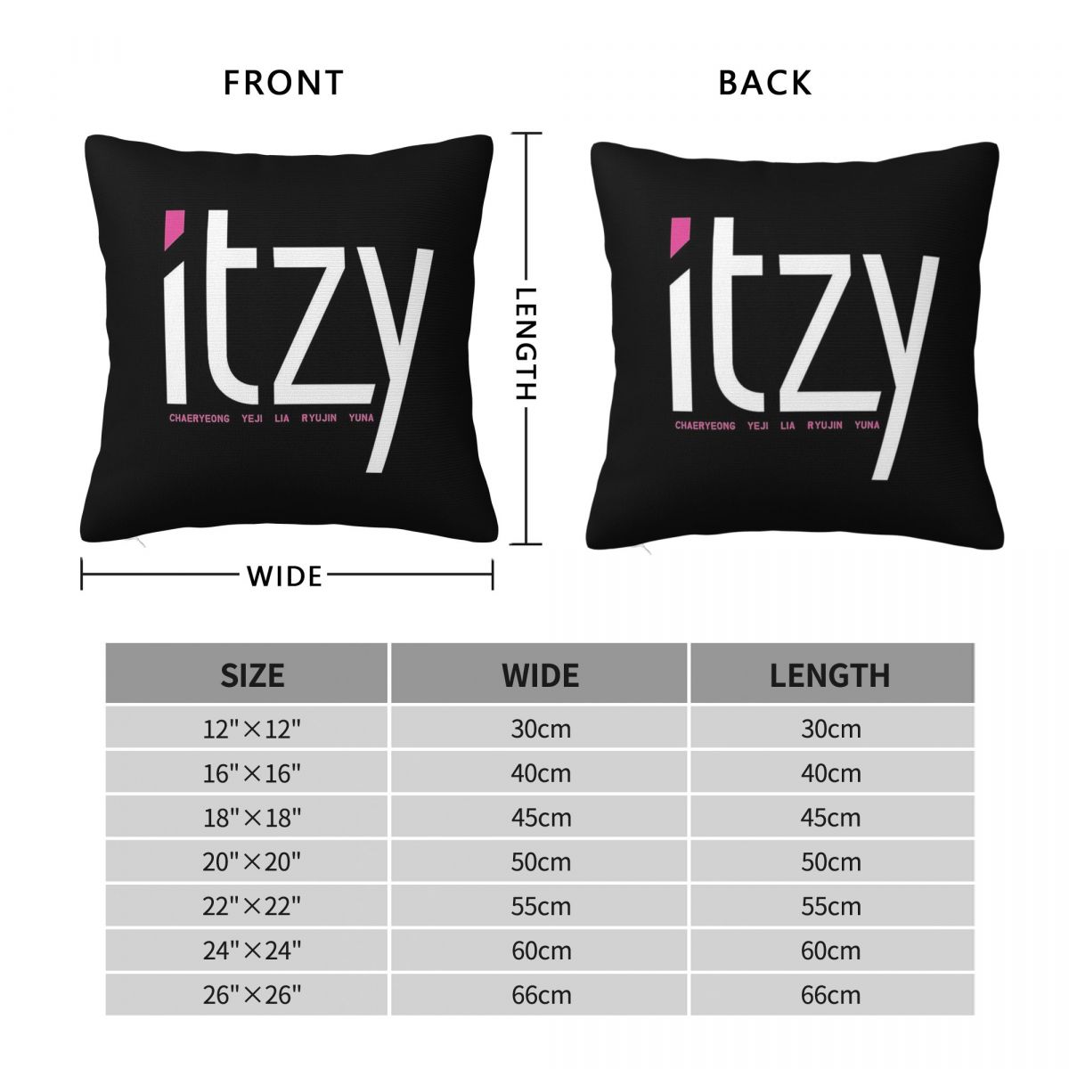 Itzy Band Dalla Dalla Square P - đánh giá và giá Home Decor Dallas