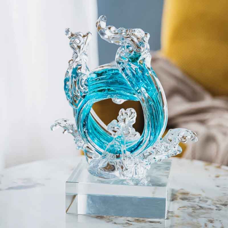 Luxury Glass Crafts Abstract S - đánh giá và giá Home Decor Y2K