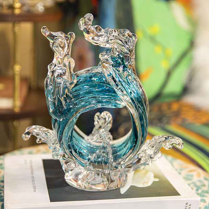 Luxury Glass Crafts Abstract S - đánh giá và giá Home Decor Y2K