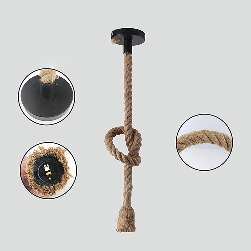New【American Vintage Hemp Rope - đánh giá và giá Rope Light Decoration