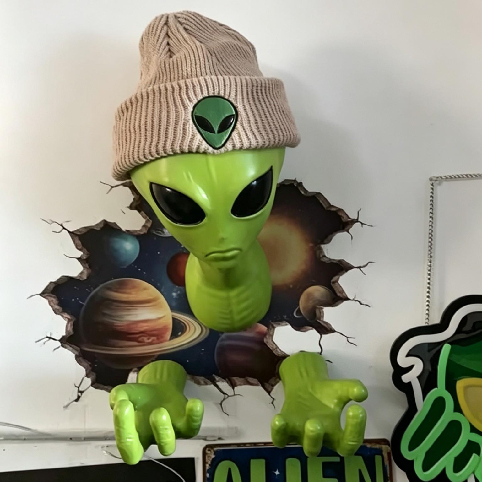 1 Green Alien Pendant, 3D Alie - đánh giá và giá Home Decor Etsy