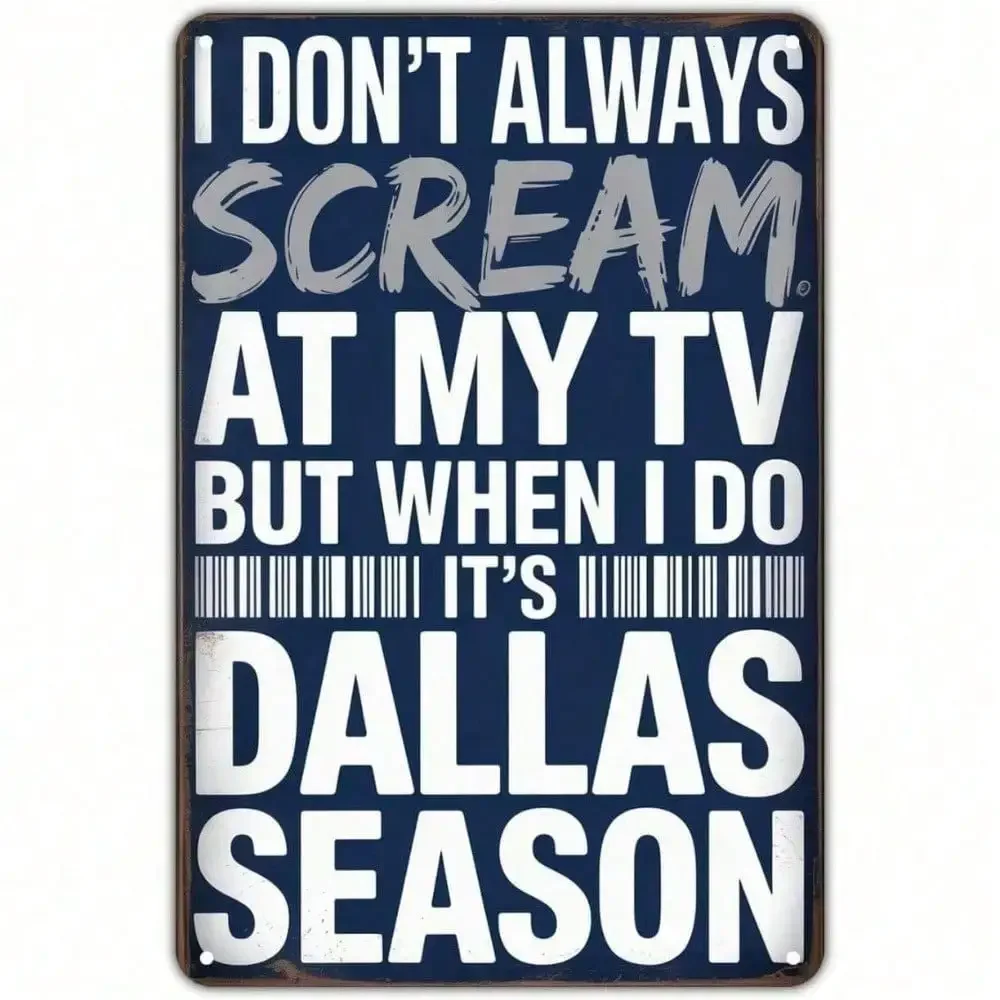 Dallas Cowboys Metal Tin Sign, - đánh giá và giá Home Decor Dallas