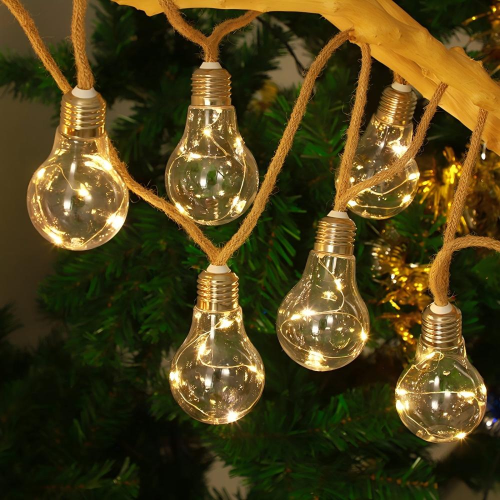 5M10LED Vintage Hemp Rope Edis - đánh giá và giá Rope Light Decoration