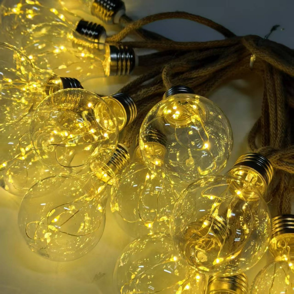 5M10LED Vintage Hemp Rope Edis - đánh giá và giá Rope Light Decoration