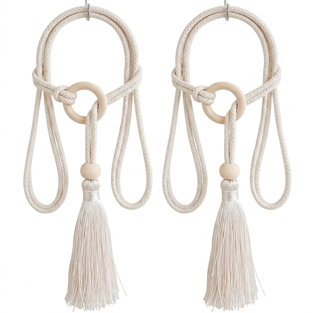 Curtain Tiebacks 1 Pair Modern - đánh giá và giá Rope Light Decoration