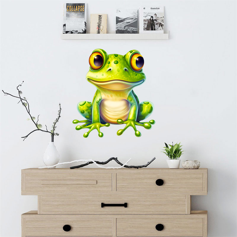 M728 Cute Rainbow Frog Wall St - đánh giá và giá Home Decor Y2K