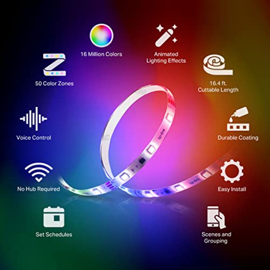 LED Light Strip, 50 Color Zone - đánh giá và giá Led Strip Lights