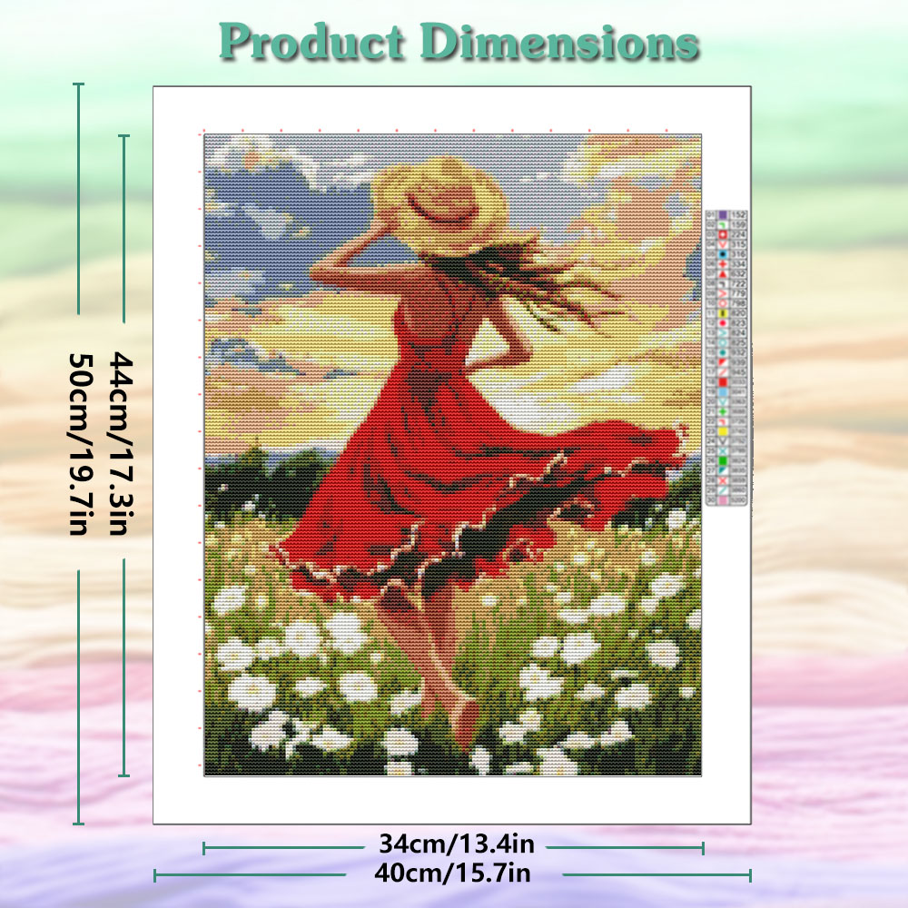 11CT Red Skirt Straw Hat Girl  - đánh giá và giá Home Decor Under 100