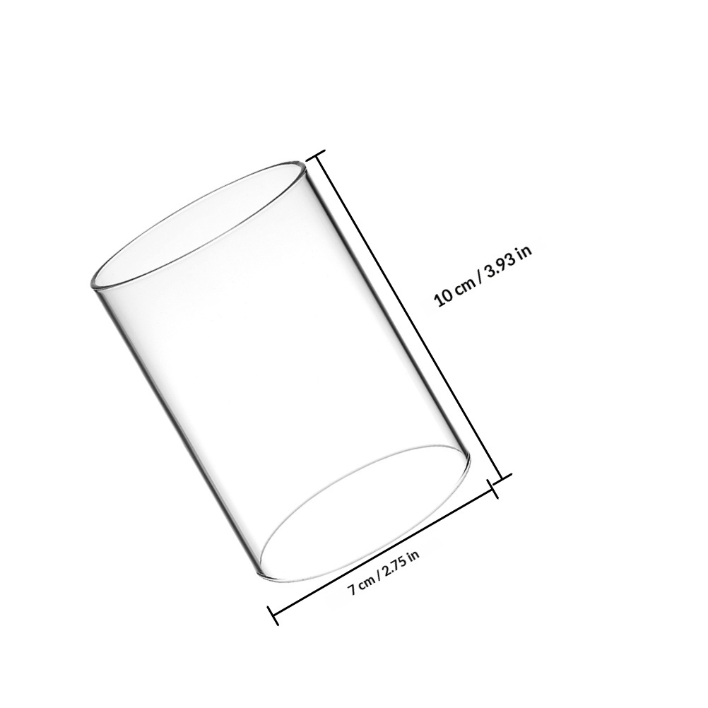 3Pcs Glass Cover Transparent C - đánh giá và giá Home Decor Organizer