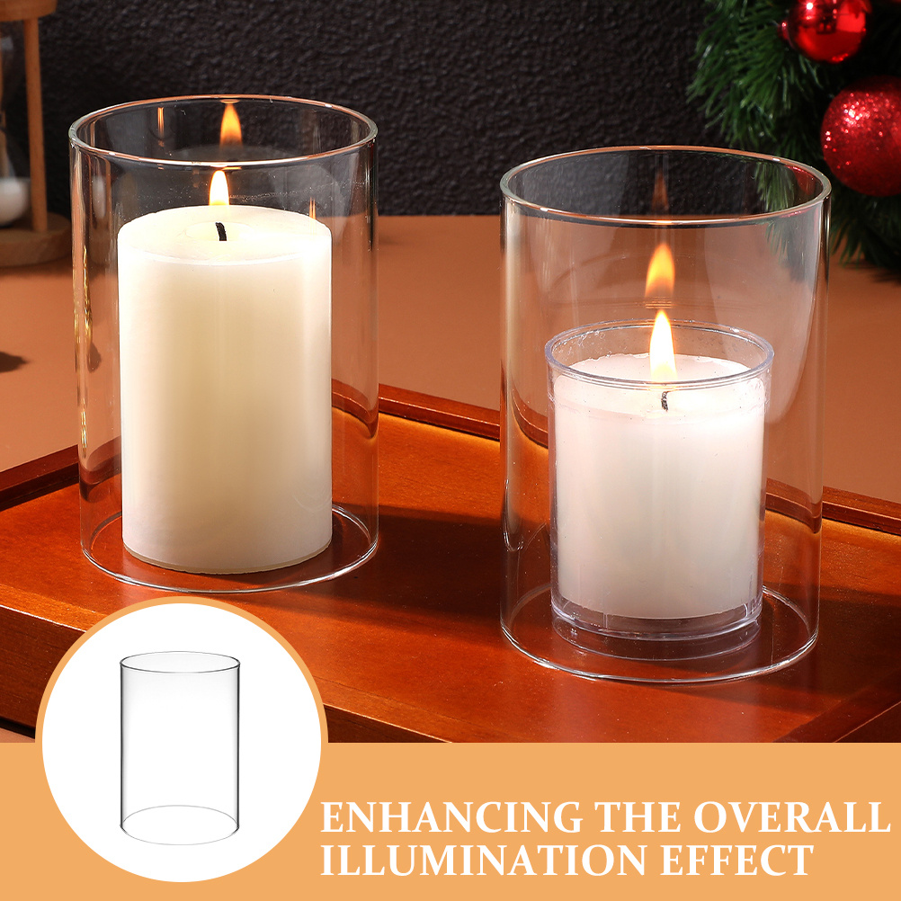 3Pcs Glass Cover Transparent C - đánh giá và giá Home Decor Organizer