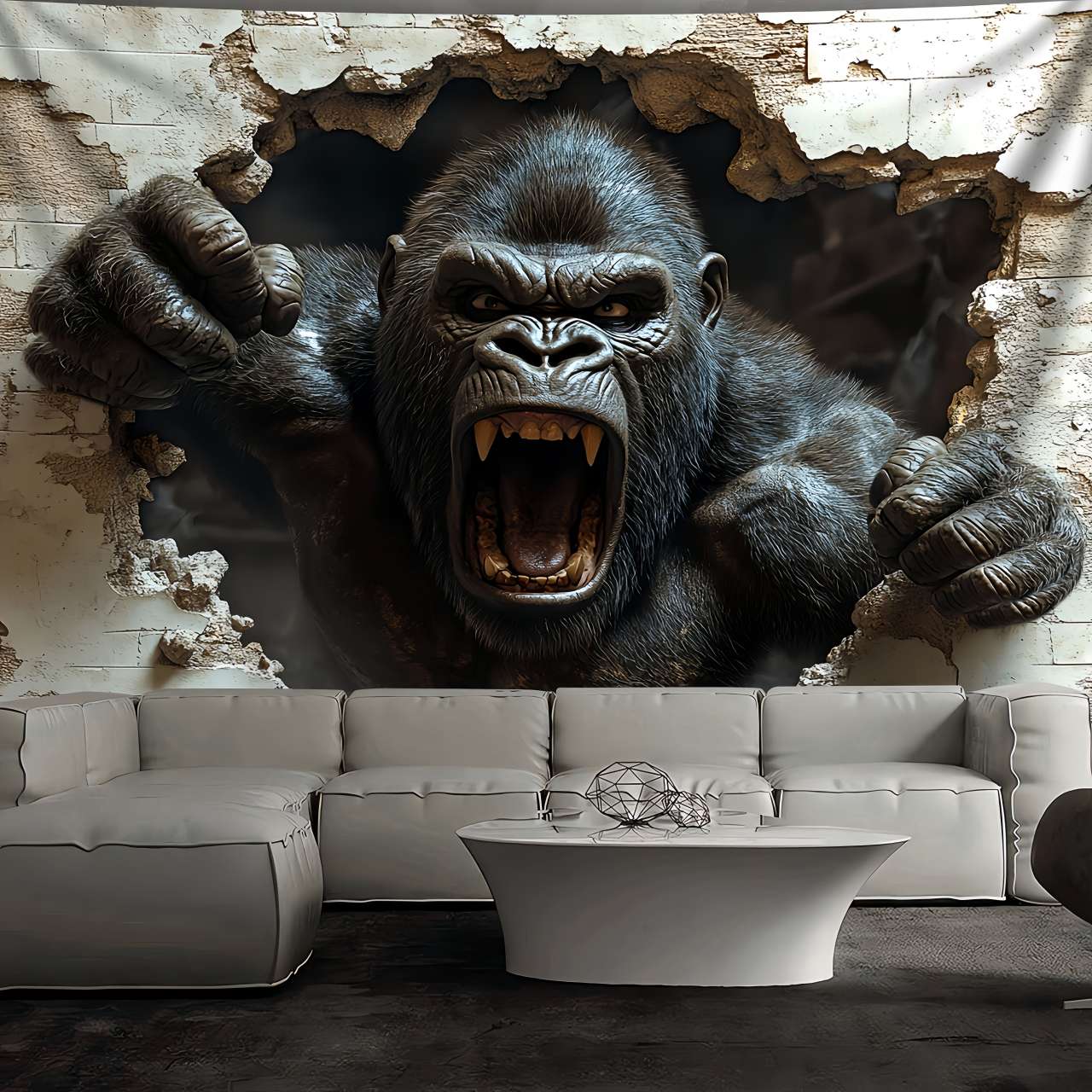 1pc 3D Dynamic Gorilla Wall Bu - đánh giá và giá Home Decor Under 100