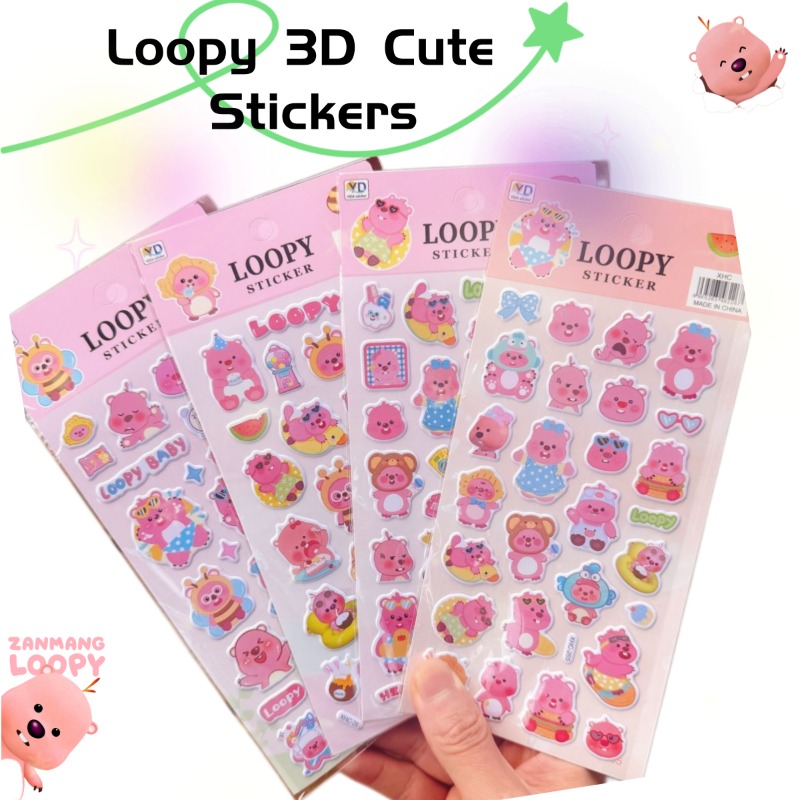 New Pororo Anime Cute Loopy 3D - đánh giá và giá Home Decor Tv