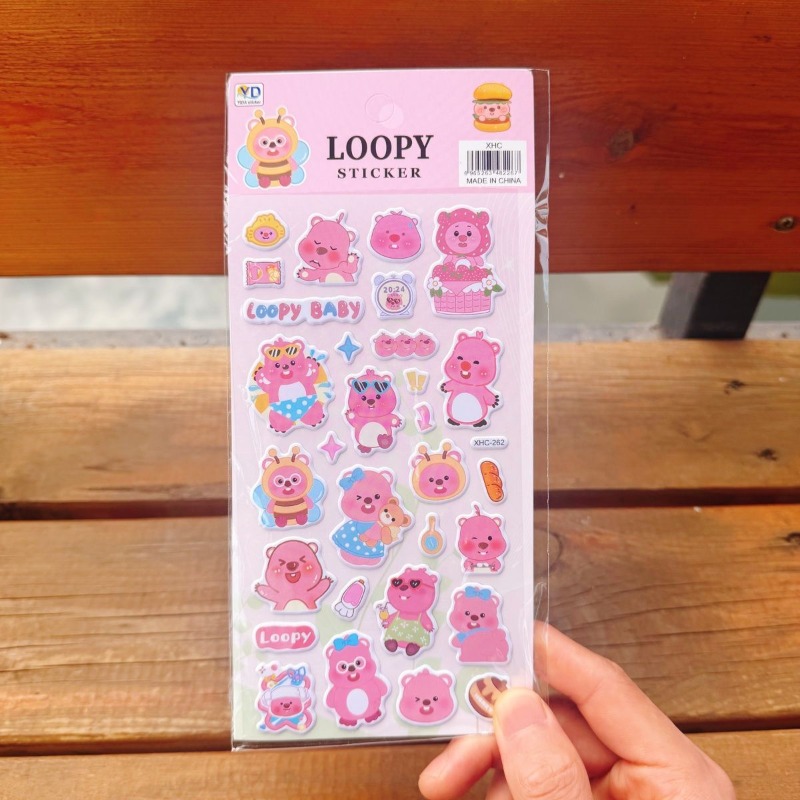 New Pororo Anime Cute Loopy 3D - đánh giá và giá Home Decor Tv