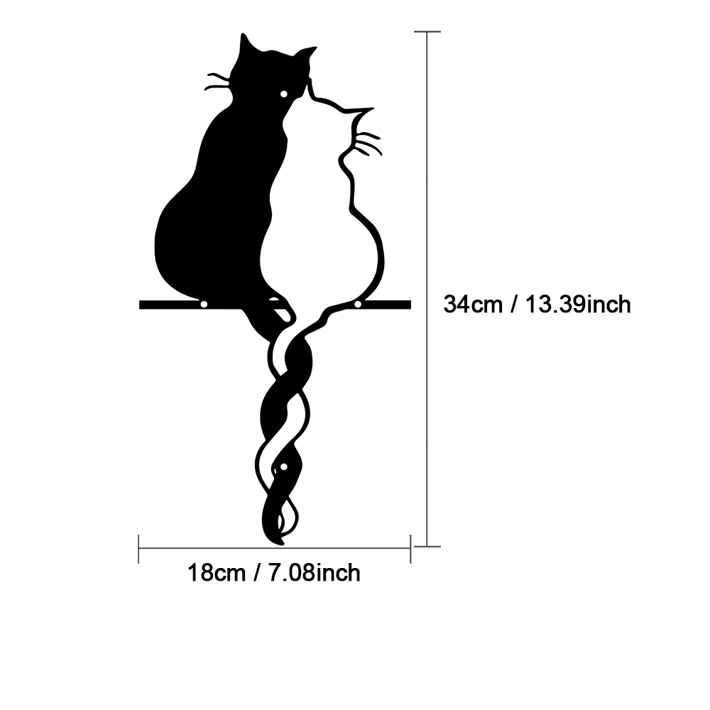 Metal Lovers Cat Wall Art Hang - đánh giá và giá Home Decor Y2K