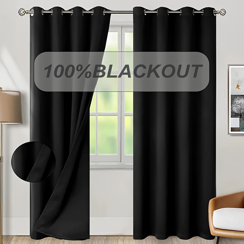1pc 100% Blackout Curtain with - đánh giá và giá Home Decor Under 100