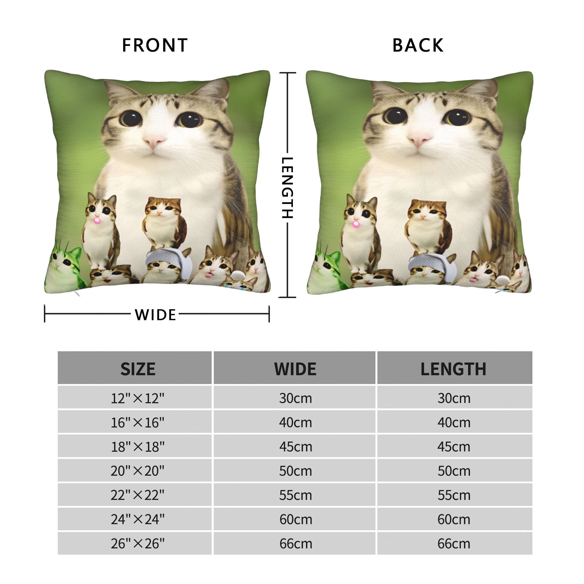 Pillow Cover Funny Meowl Cat F - đánh giá và giá Home Decor Png