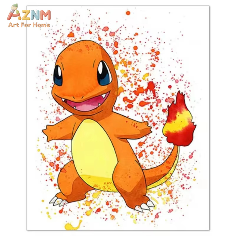 1PC ，Anime Pokemon Canvas Pain - đánh giá và giá Watercolor Poster Print