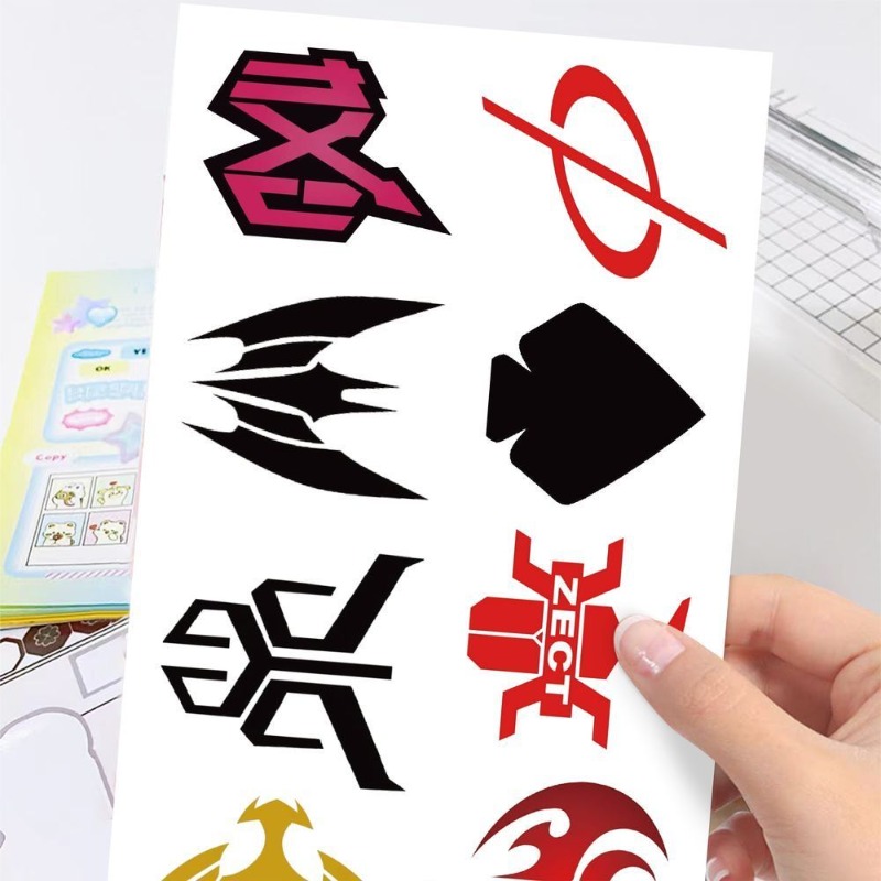 60 Sheets Kamen Rider Logo Sti - đánh giá và giá Home Decor Tv