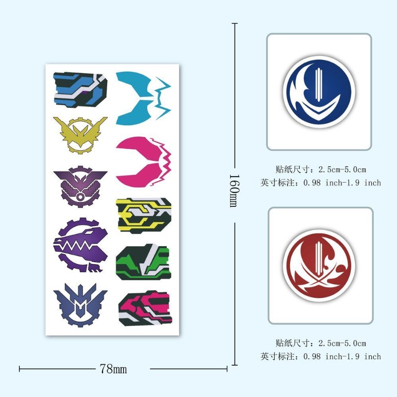 60 Sheets Kamen Rider Logo Sti - đánh giá và giá Home Decor Tv