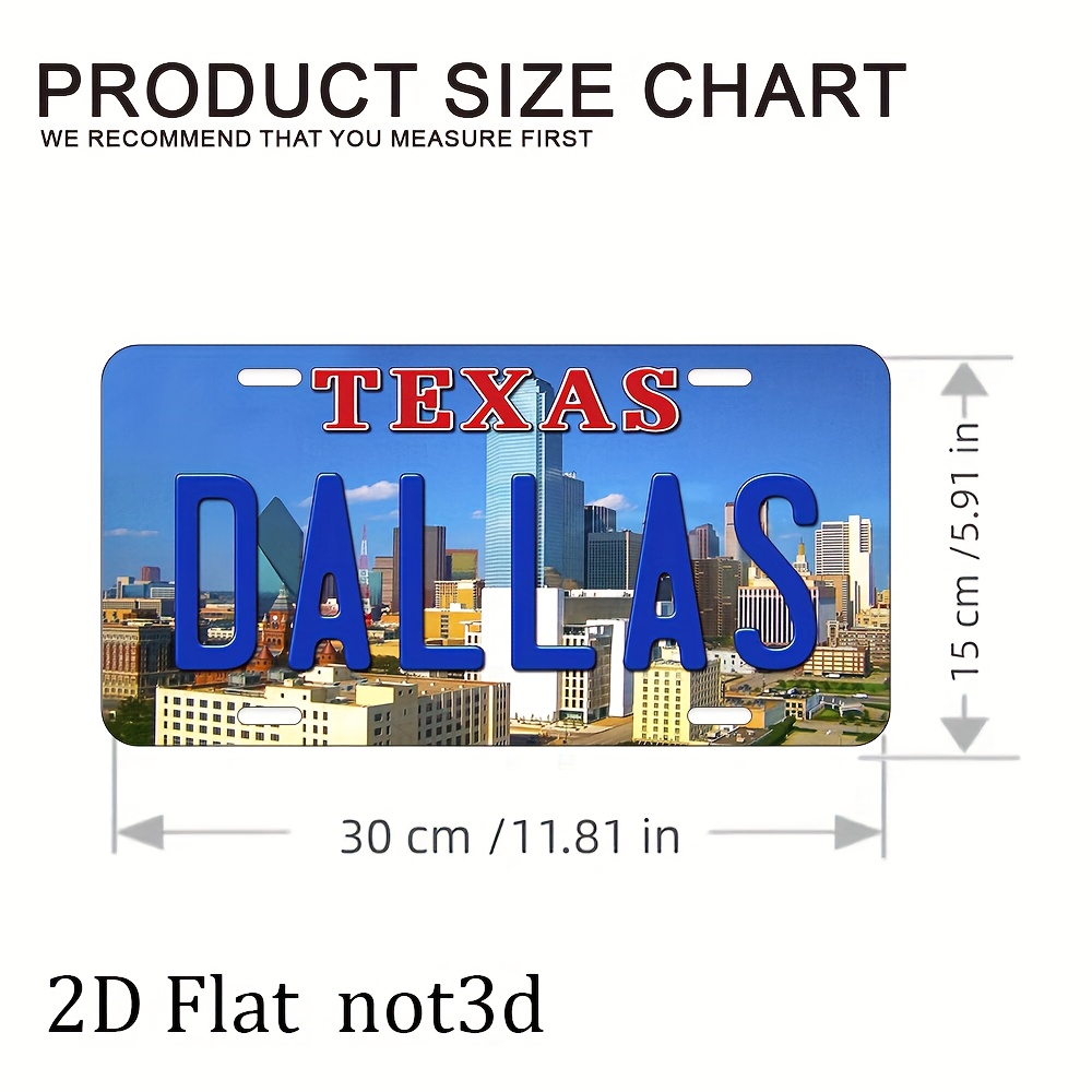 2D Flat, 1pc Vintage Texas Dal - đánh giá và giá Home Decor Dallas