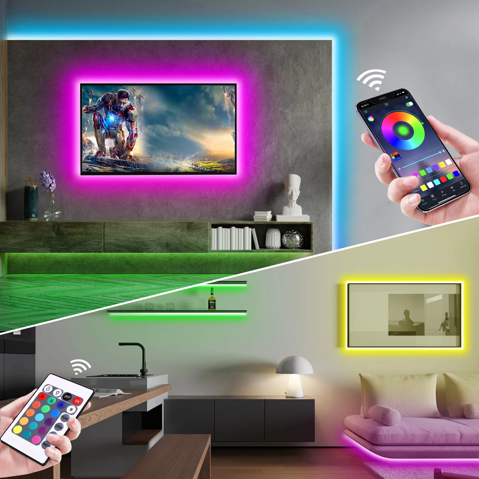 1-5m RGB LED Neon Strip Light  - đánh giá và giá Led Strip Lights